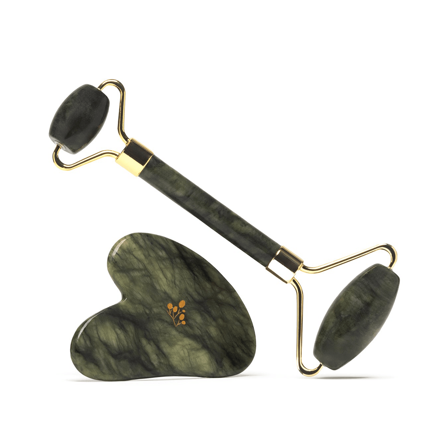 Ritual Facial Humectante - Sérum Aceite Facial Ligero, Gua Sha y Rodillo de Jade - Natú Botanicals MX