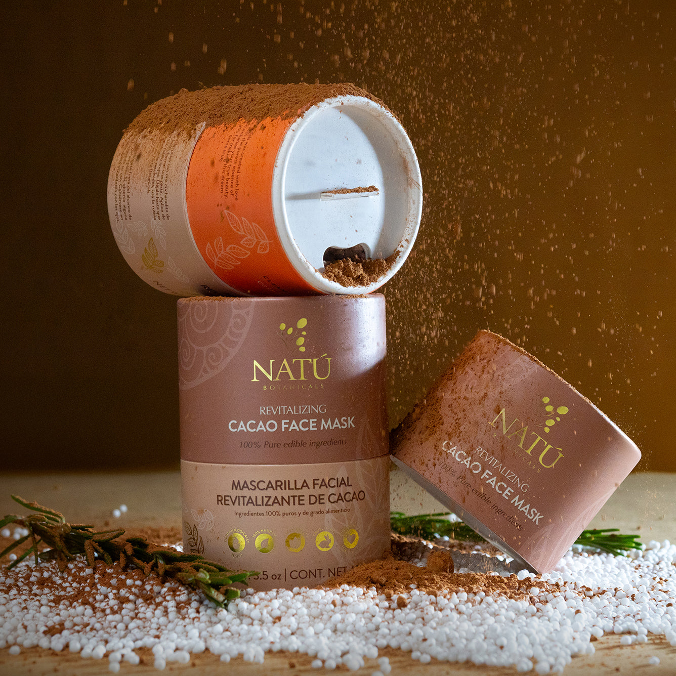 Mascarilla Facial Revitalizante de Cacao