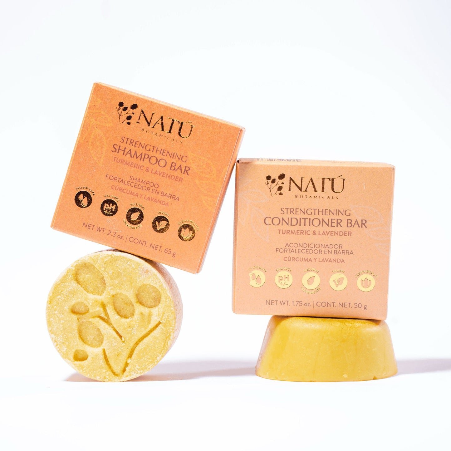 Acondicionador Fortalecedor de Cúrcuma y Lavanda - Natú Botanicals MX