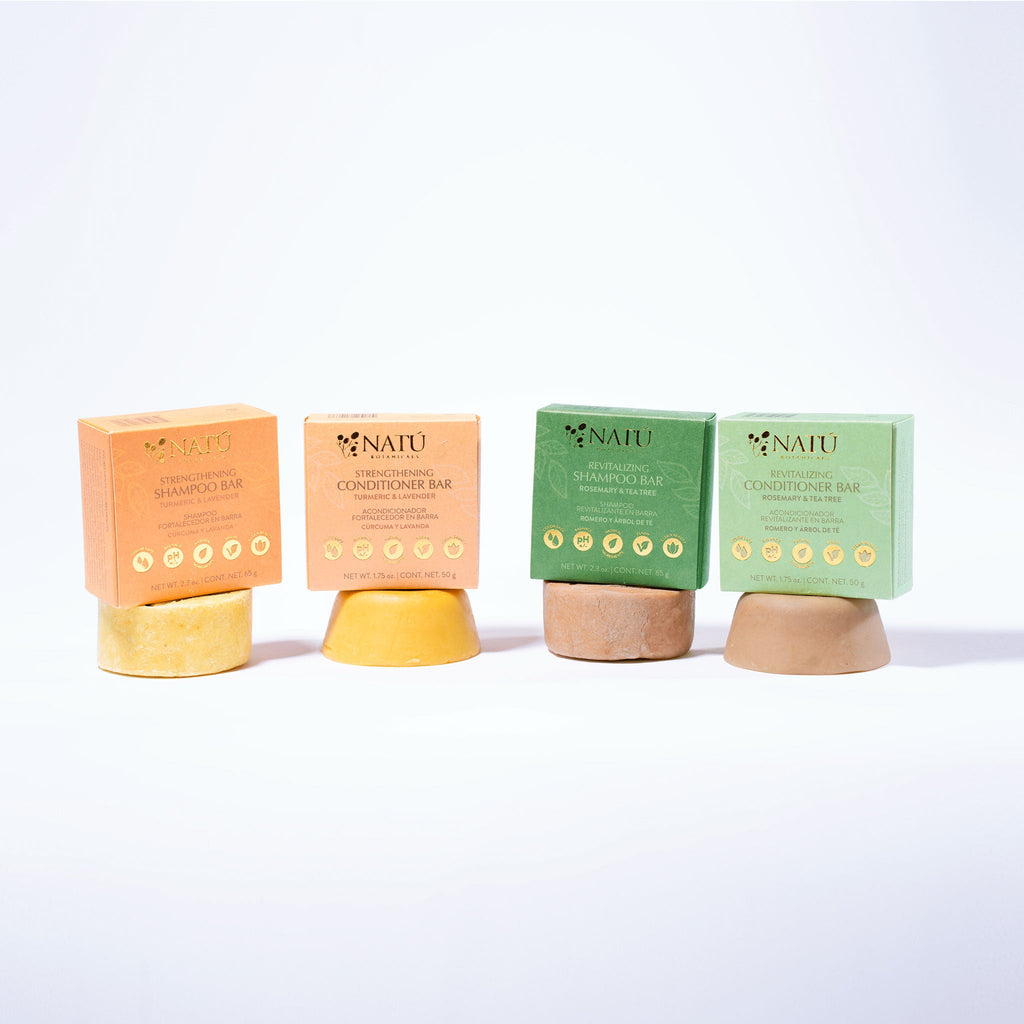 Acondicionador Revitalizante en Barra - Romero y Arbol de Té - Natú Botanicals MX