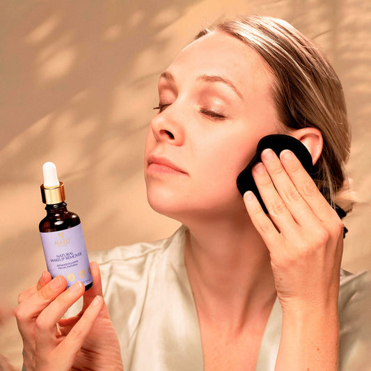 Almohadillas Desmaquillantes Reutilizables de Bambú – 20 Almohadillas con Porta - bambú y Bolsa de Lavado - Natú Botanicals MX