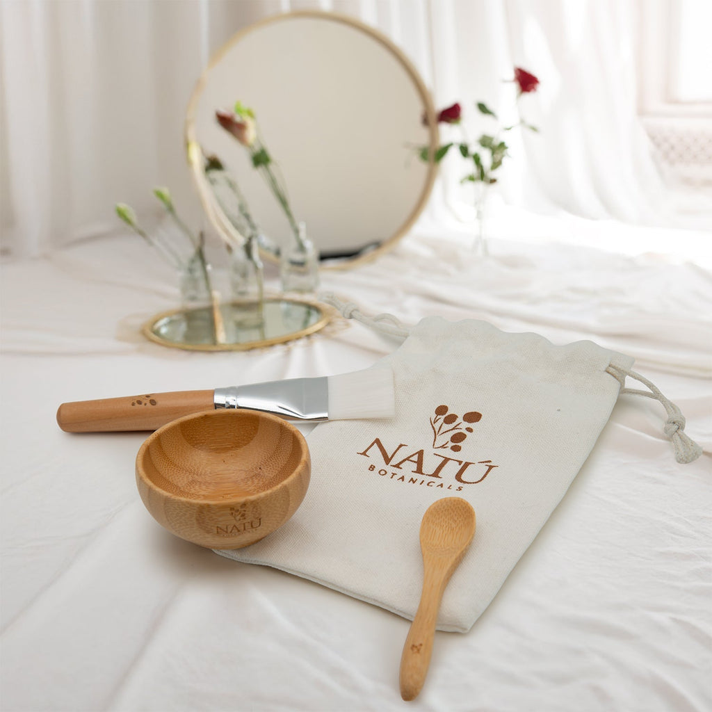 Kit de accesorios para mascarilla facial de bambú - Natú Botanicals MX