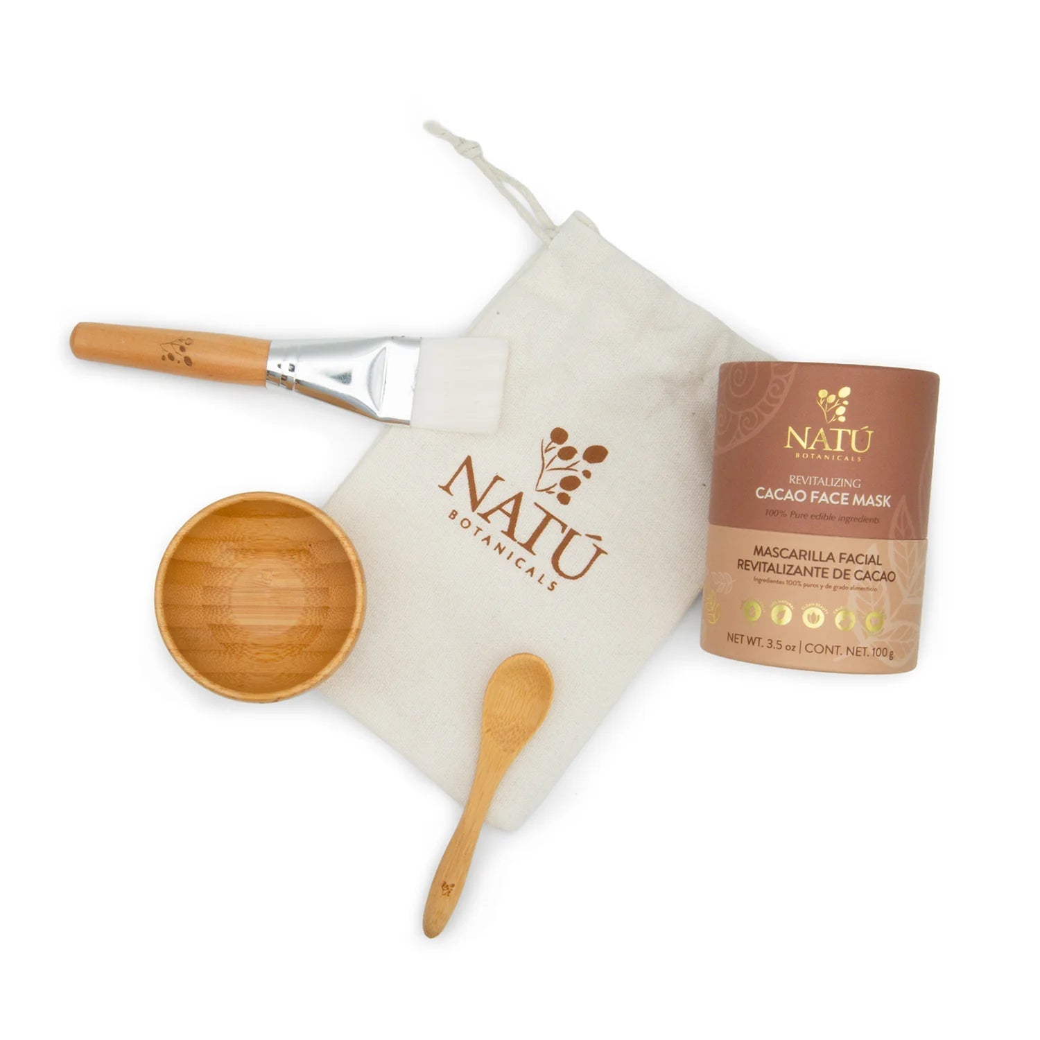 Kit de accesorios para mascarilla facial de bambú - Natú Botanicals MX