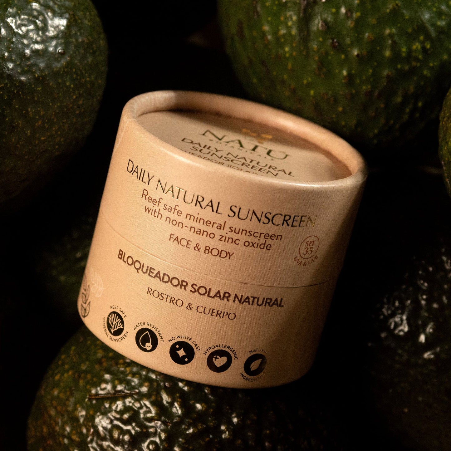 Bloqueador Solar Natural SPF 35 - Natú Botanicals MX