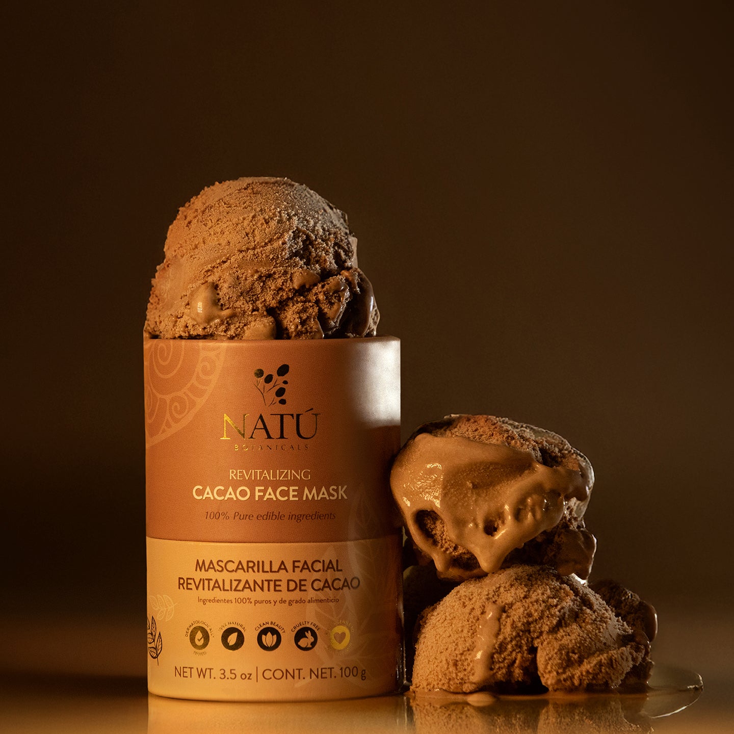 Mascarilla Facial Revitalizante de Cacao