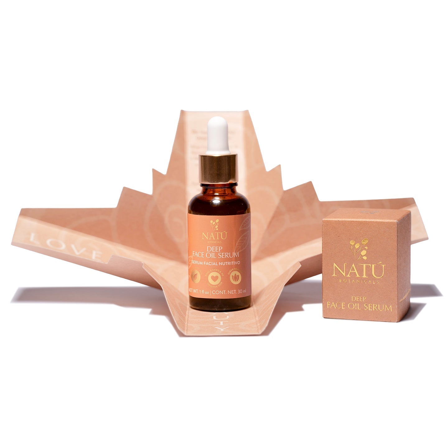 Deep Face Oil Serum - Natú Botanicals MX