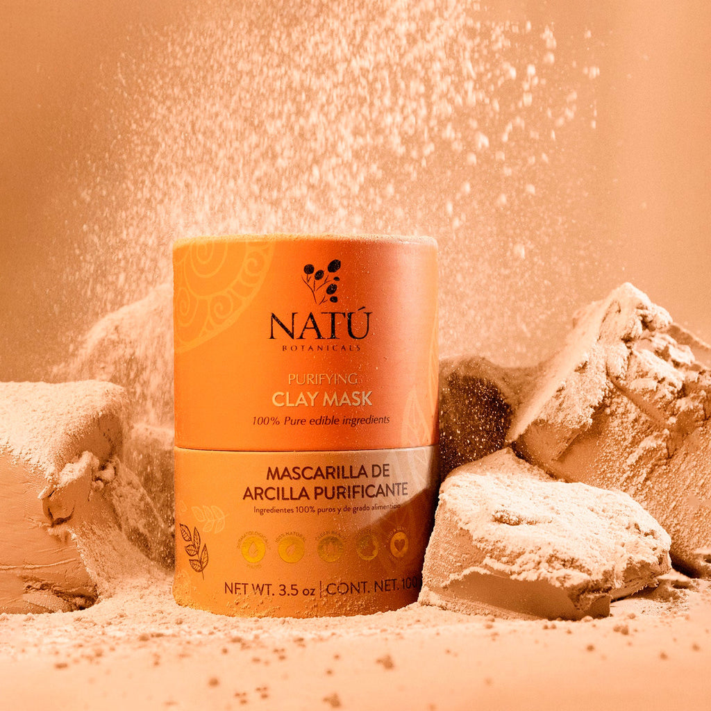 Mascarilla de Arcilla Purificante - Natú Botanicals MX