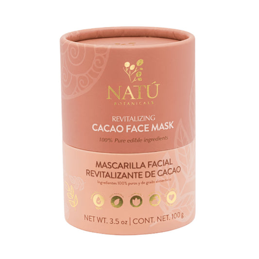 Mascarilla Facial Revitalizante de Cacao - Natú Botanicals MX