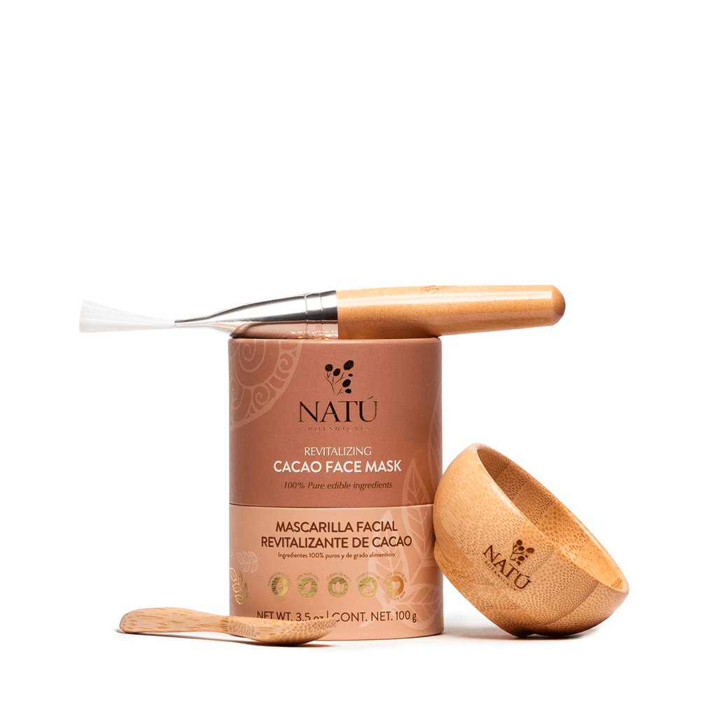Ritual mascarilla facial revitalizante de cacao - Natú Botanicals MX