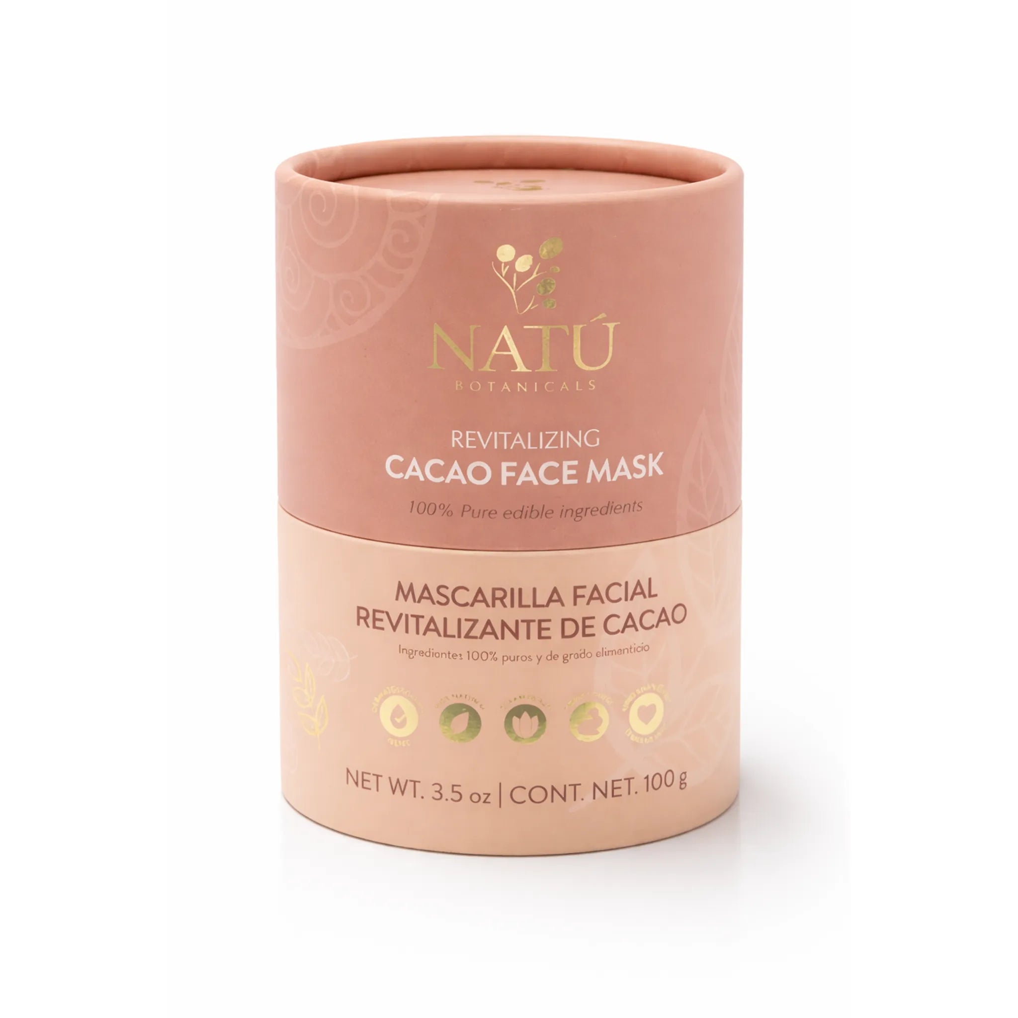 Ritual mascarilla facial revitalizante de cacao - Natú Botanicals MX