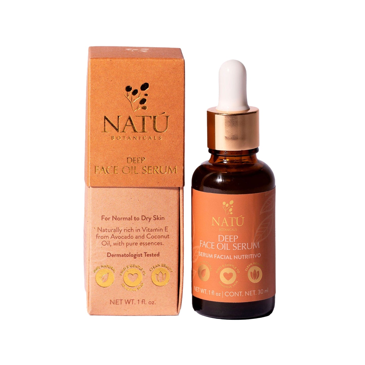 Serum Facial Nutritivo - Natú Botanicals MX