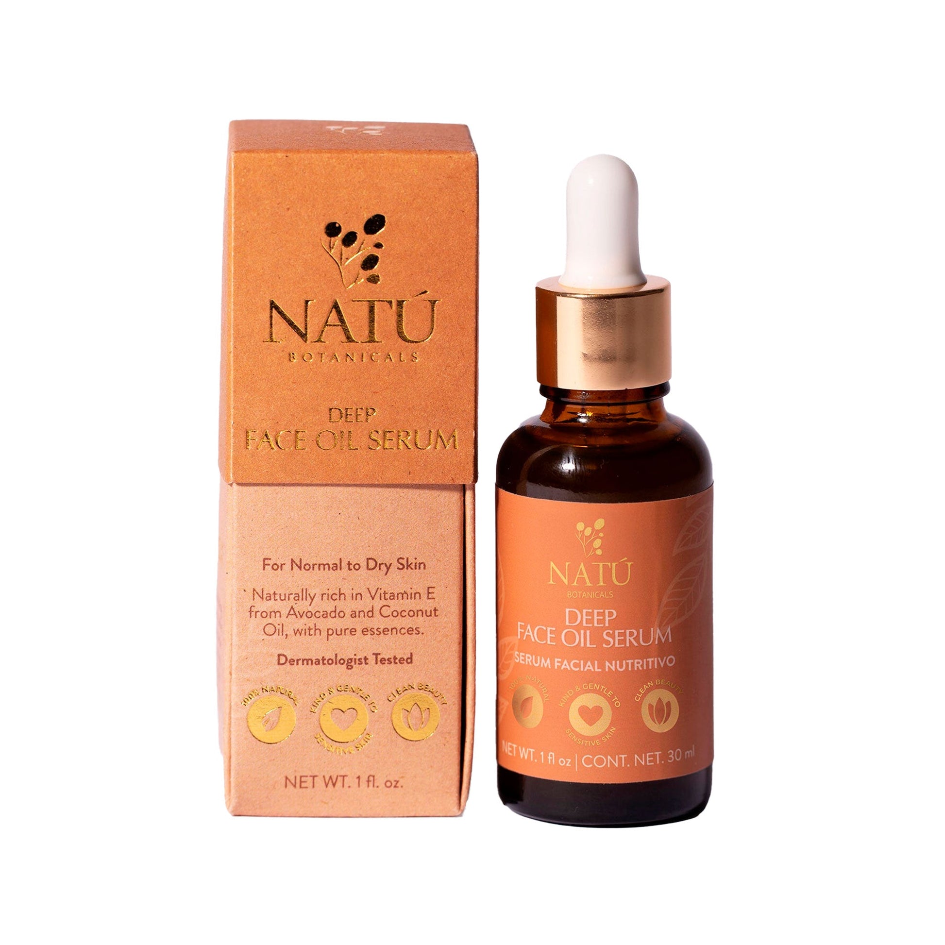 Serum Facial Nutritivo - Natú Botanicals MX