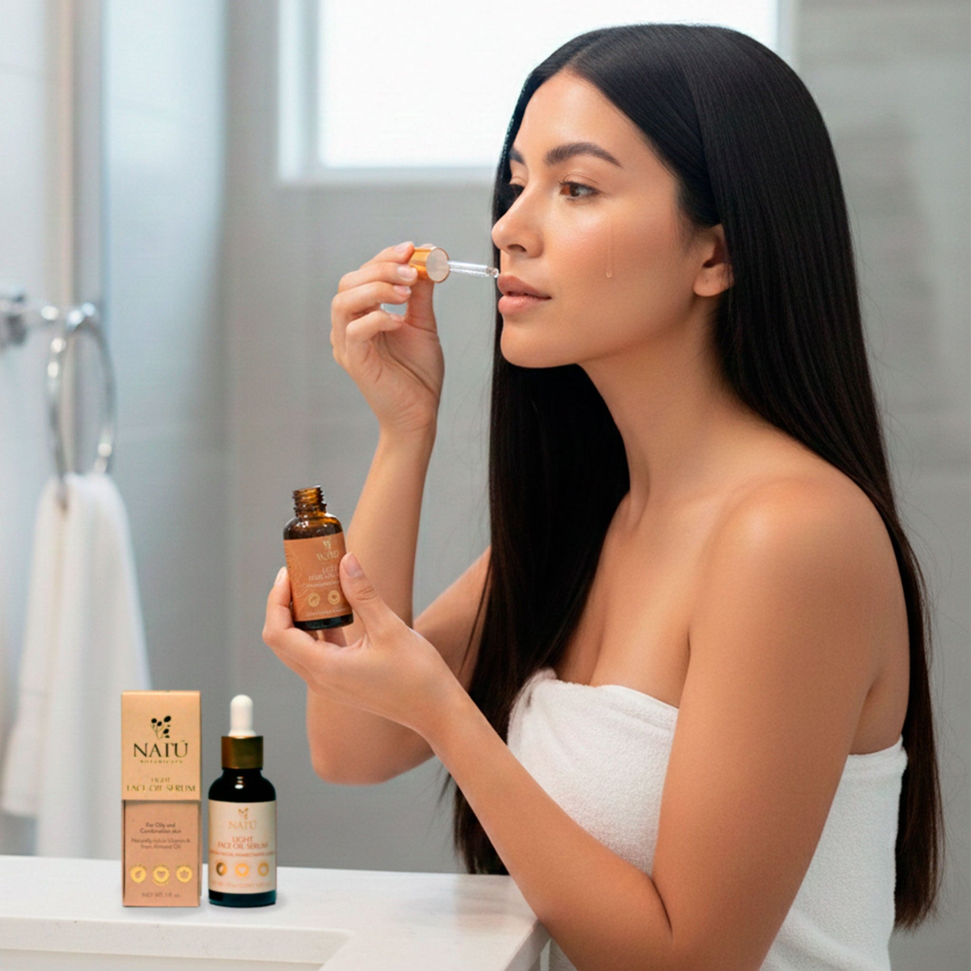 Set de Serums Faciales - Suero Facial Nutritivo & Suero Facial Humectante Ligero - Natú Botanicals MX